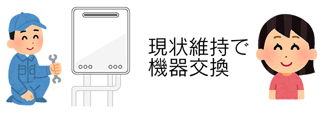 現状維持で機器交換