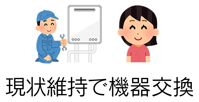 現状維持で機器交換