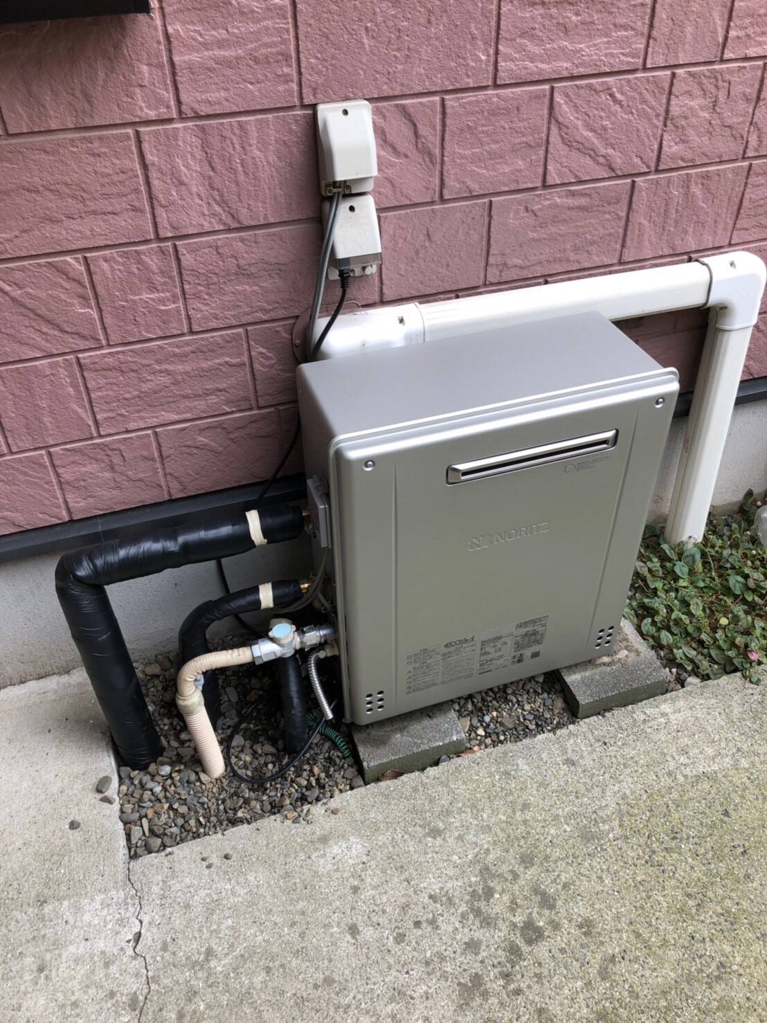 施工後 | 藤沢市周辺エリアのガス給湯器・電気温水器・エコキュート交換｜ 株式会社内藤商事