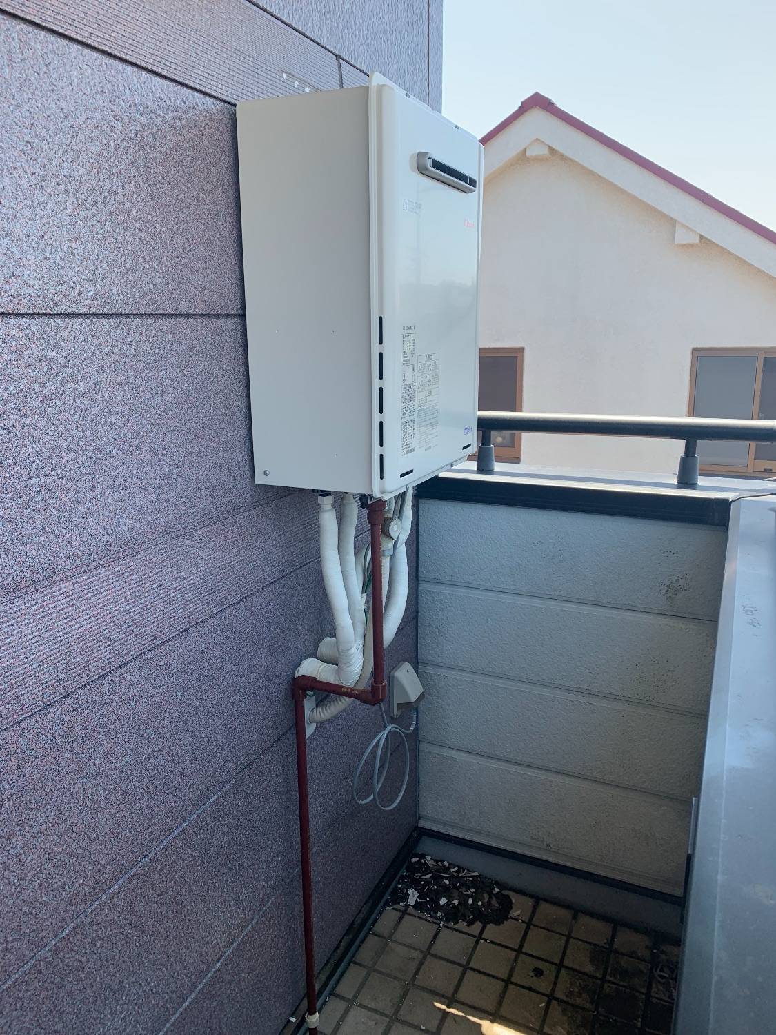 施工後 | 藤沢市周辺エリアのガス給湯器・電気温水器・エコキュート交換｜ 株式会社内藤商事