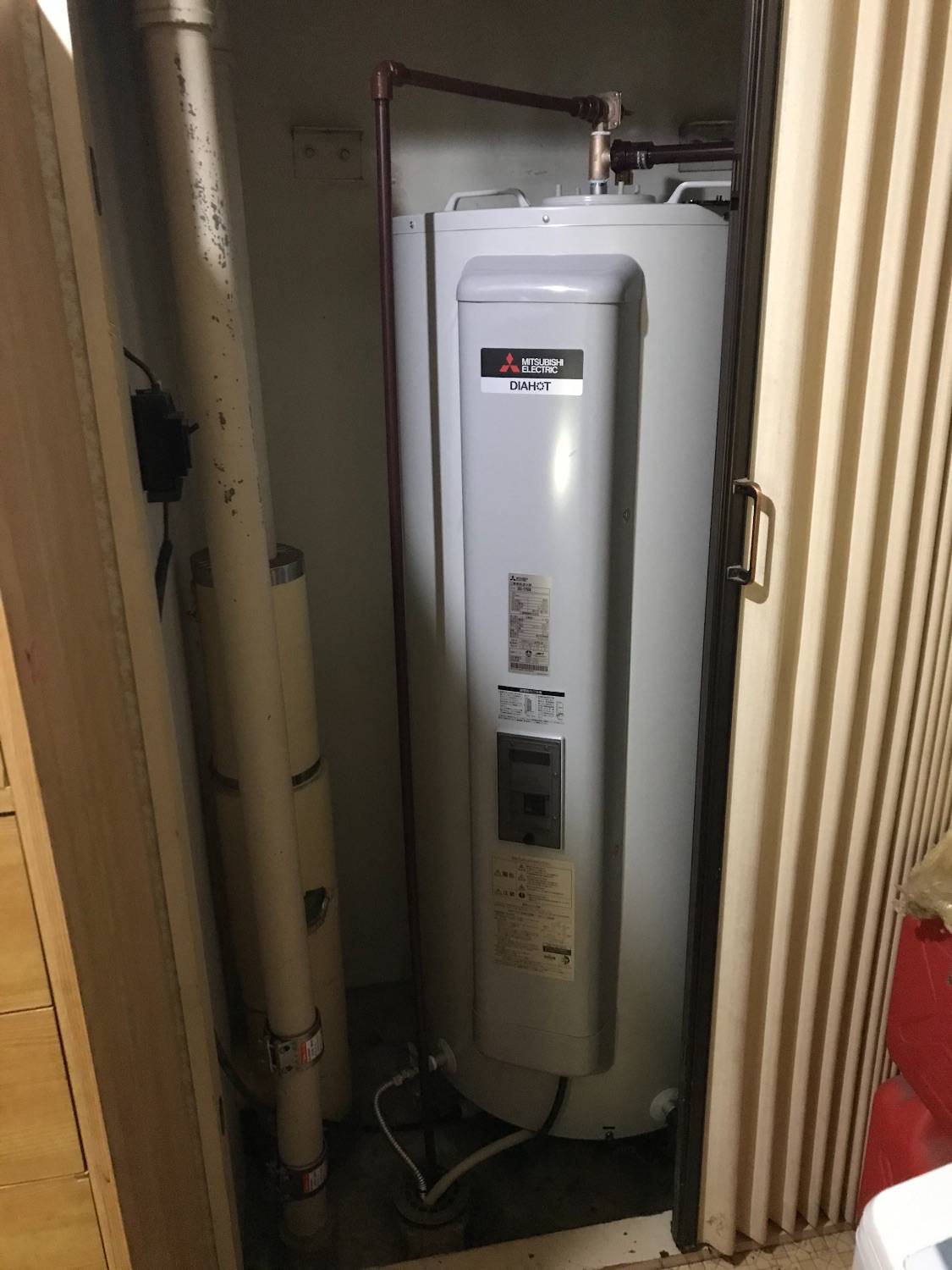 施工後 | 藤沢市周辺エリアのガス給湯器・電気温水器・エコキュート交換｜ 株式会社内藤商事