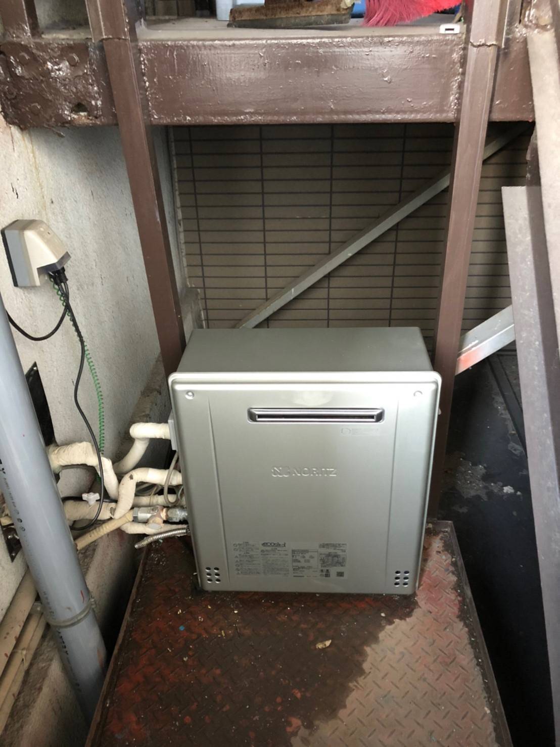 施工後 | 藤沢市周辺エリアのガス給湯器・電気温水器・エコキュート交換｜ 株式会社内藤商事