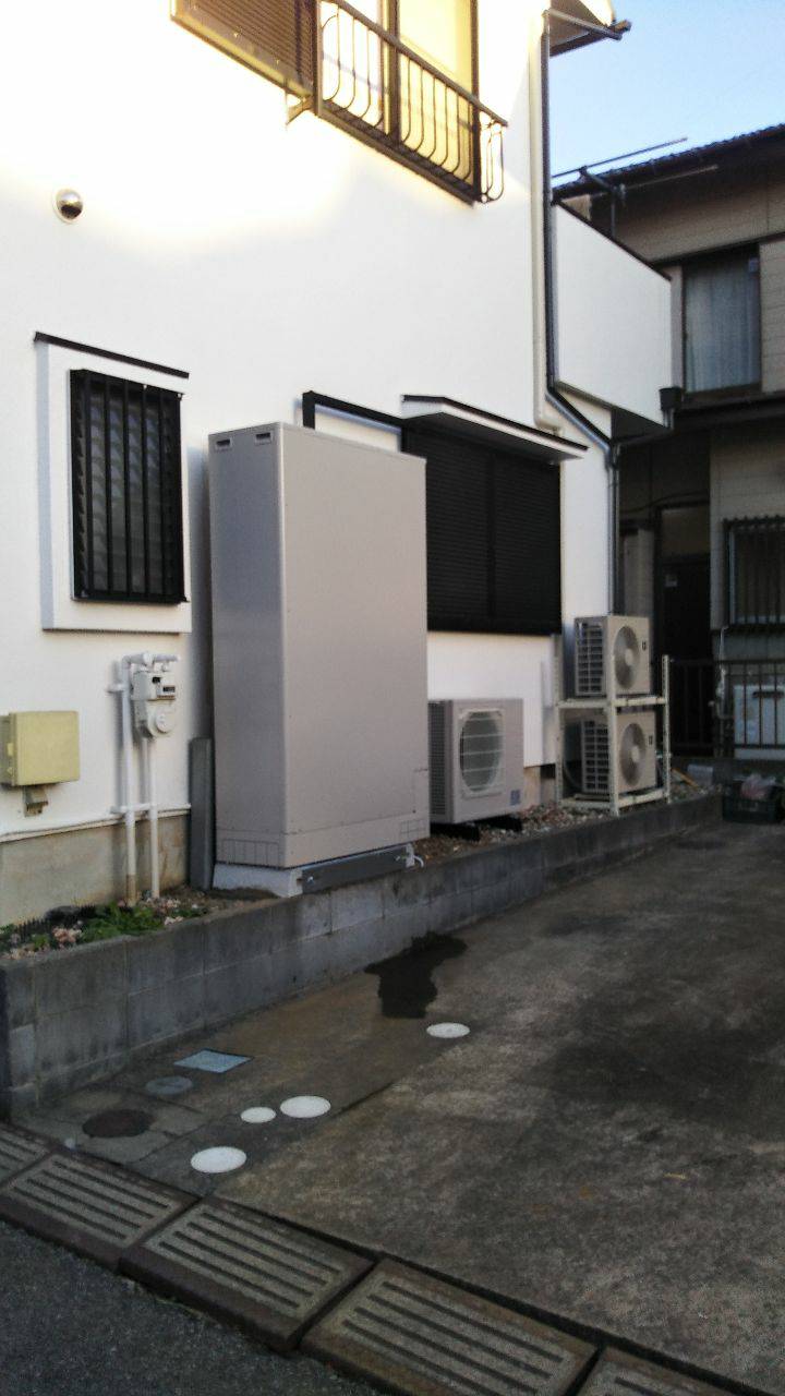 施工後 | 藤沢市周辺エリアのガス給湯器・電気温水器・エコキュート交換｜ 株式会社内藤商事