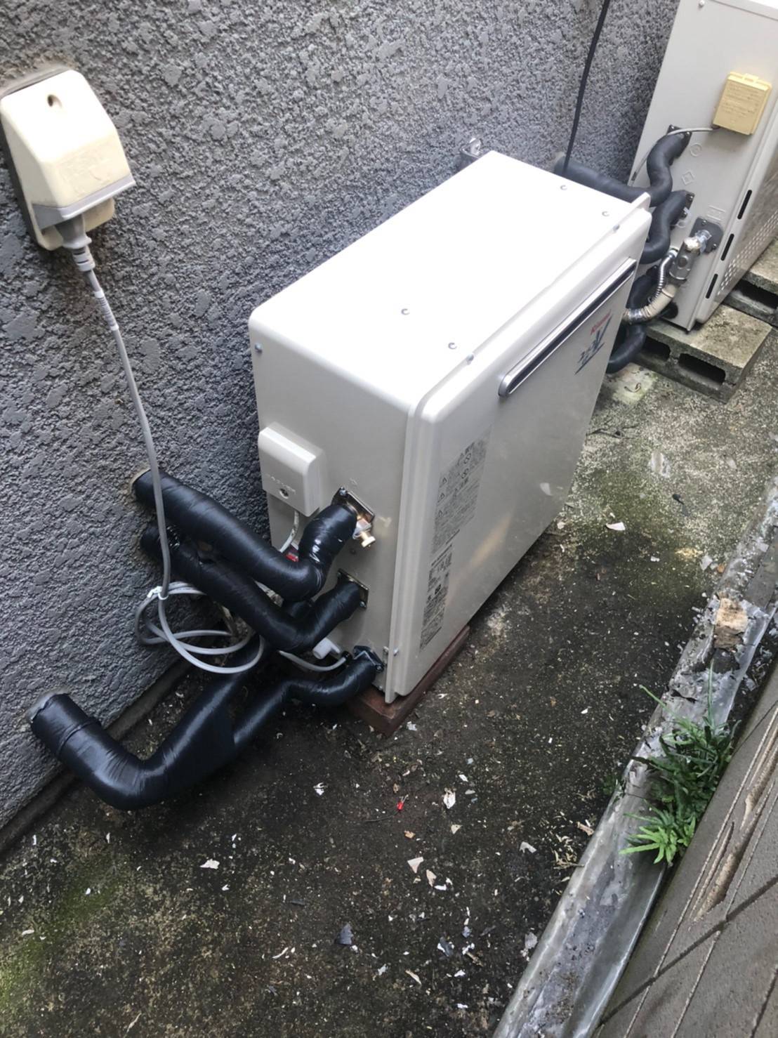 施工後 | 藤沢市周辺エリアのガス給湯器・電気温水器・エコキュート交換｜ 株式会社内藤商事