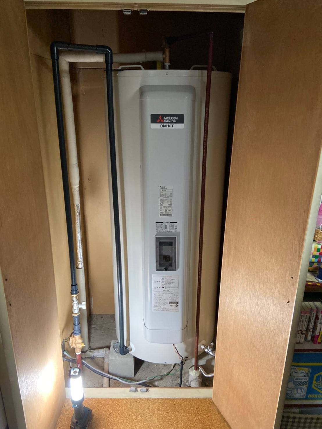 施工後 | 藤沢市周辺エリアのガス給湯器・電気温水器・エコキュート交換｜ 株式会社内藤商事