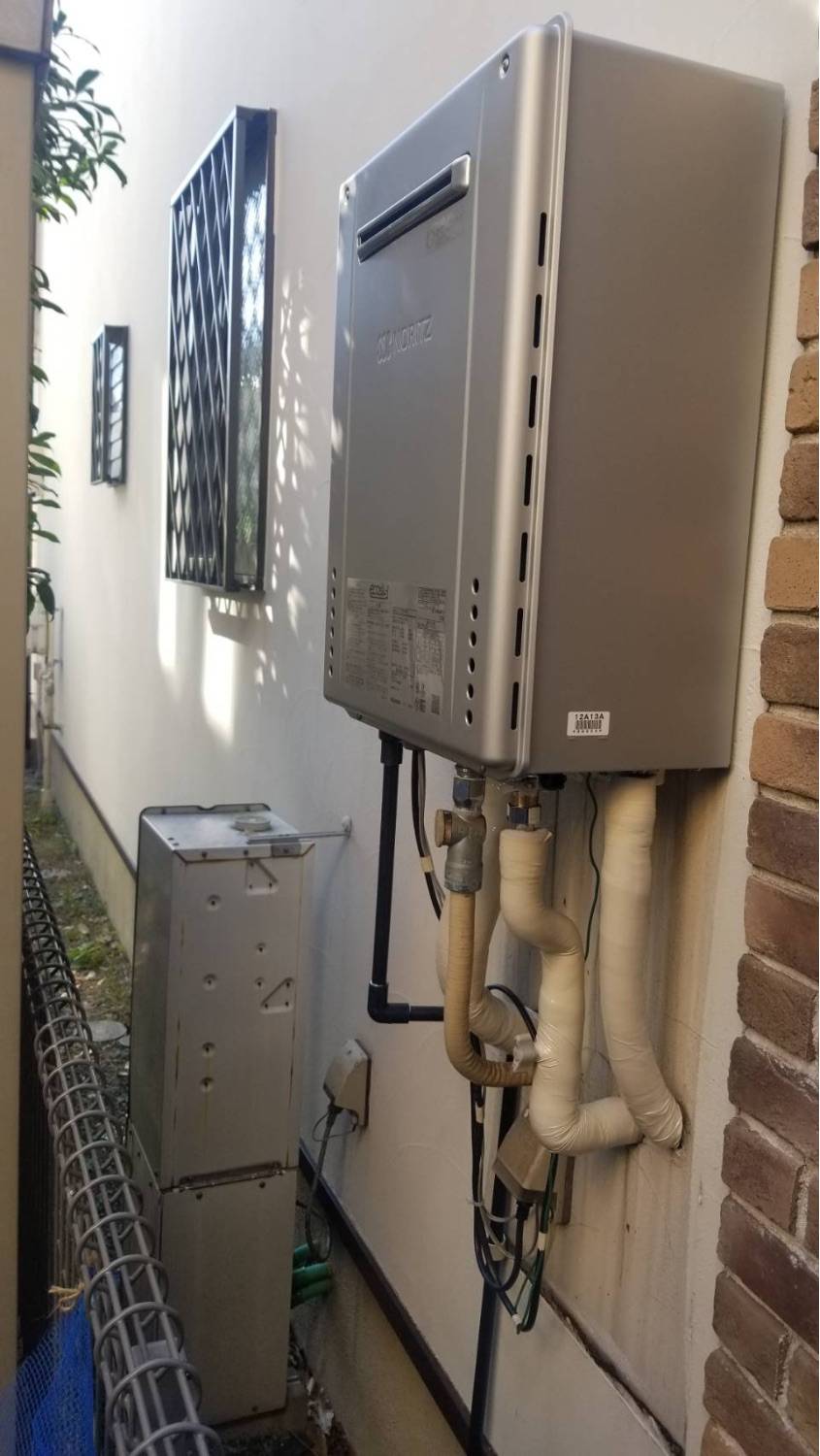 施工後 | 藤沢市周辺エリアのガス給湯器・電気温水器・エコキュート交換｜ 株式会社内藤商事