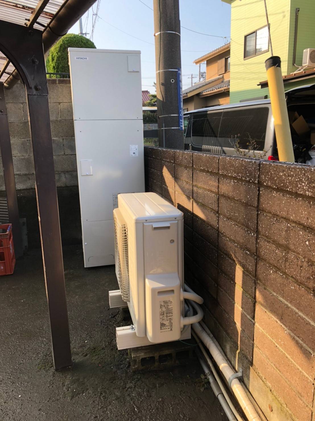 施工後 | 藤沢市周辺エリアのガス給湯器・電気温水器・エコキュート交換｜ 株式会社内藤商事