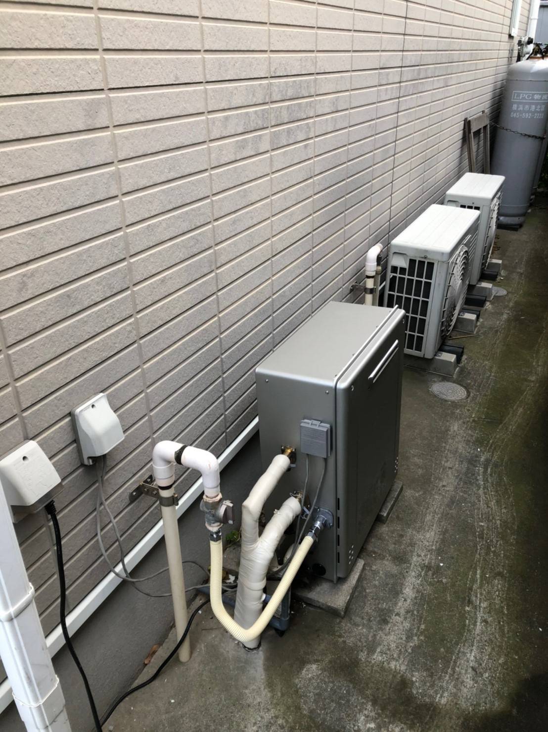 施工後 | 藤沢市周辺エリアのガス給湯器・電気温水器・エコキュート交換｜ 株式会社内藤商事