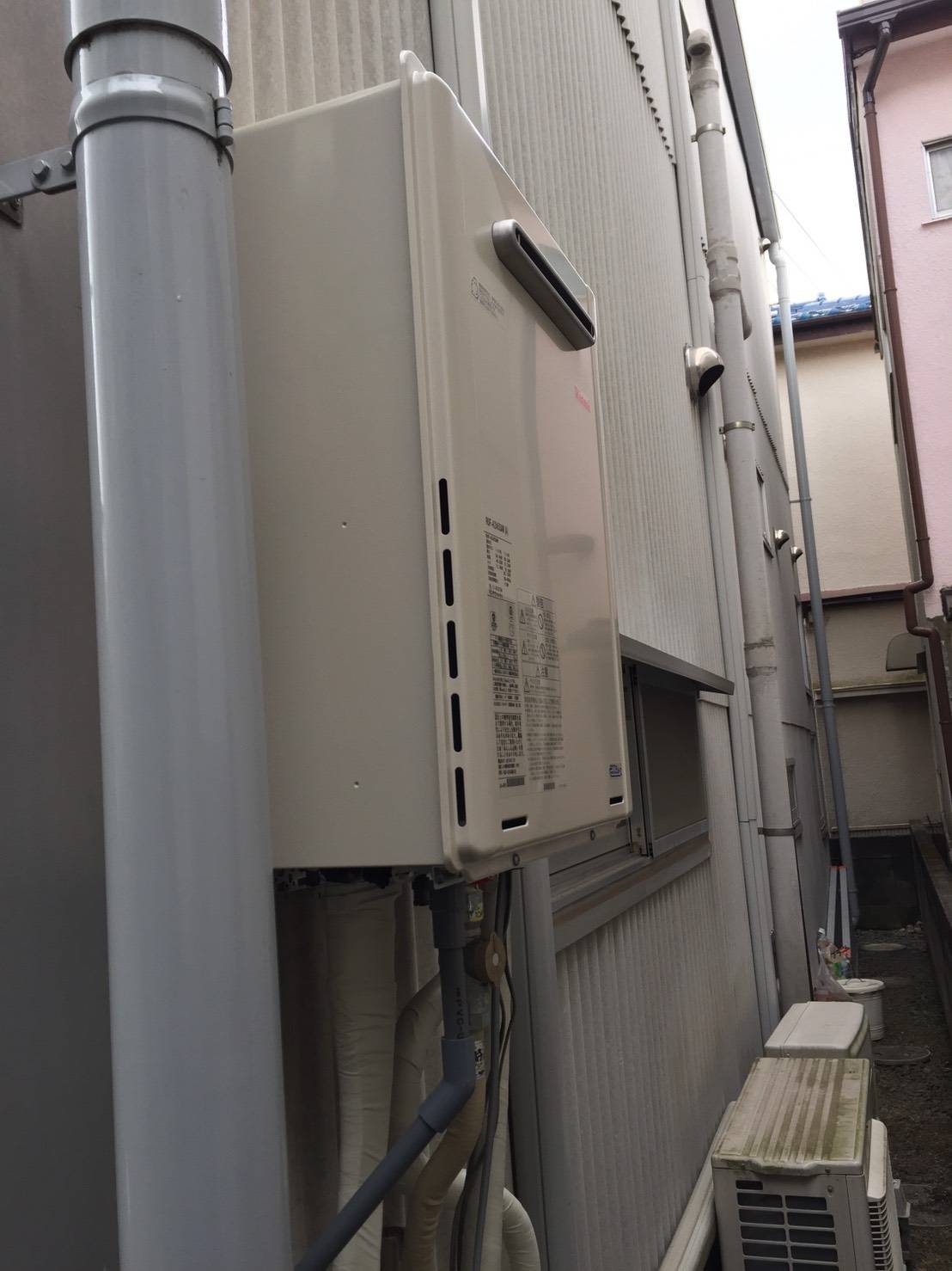 施工後 | 藤沢市周辺エリアのガス給湯器・電気温水器・エコキュート交換｜ 株式会社内藤商事