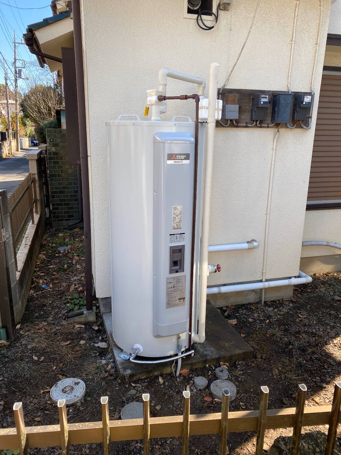 施工後 | 藤沢市周辺エリアのガス給湯器・電気温水器・エコキュート交換｜ 株式会社内藤商事