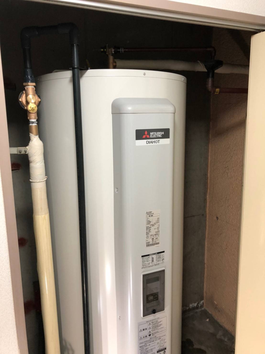 施工後 | 藤沢市周辺エリアのガス給湯器・電気温水器・エコキュート交換｜ 株式会社内藤商事