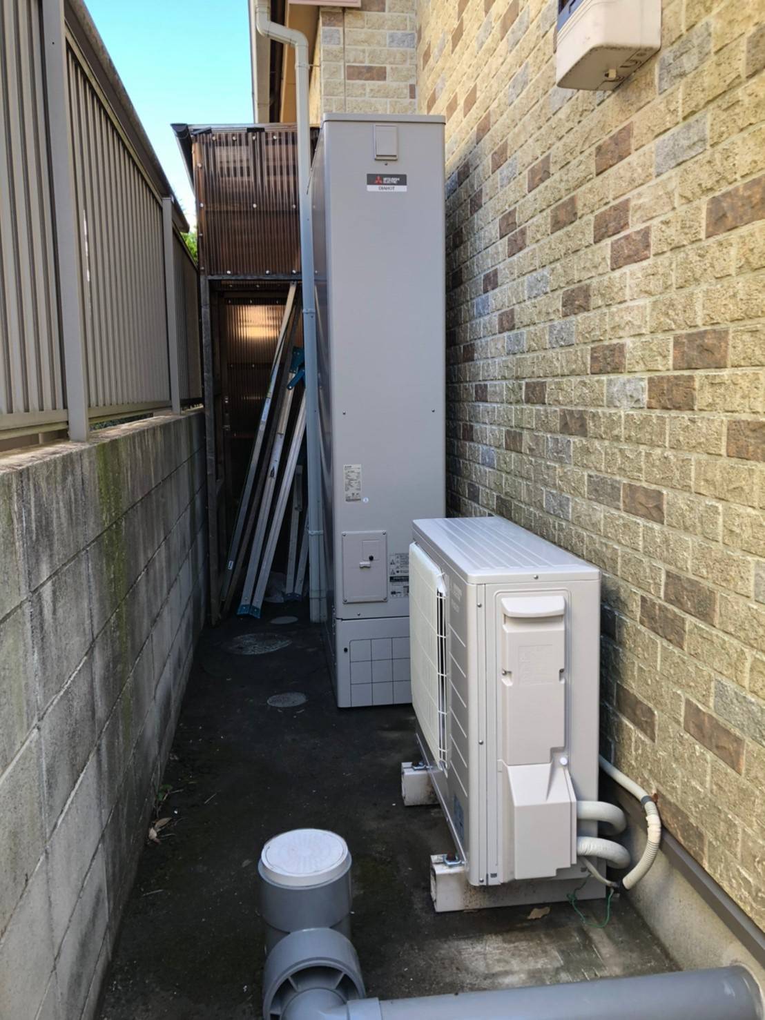 施工後 | 藤沢市周辺エリアのガス給湯器・電気温水器・エコキュート交換｜ 株式会社内藤商事