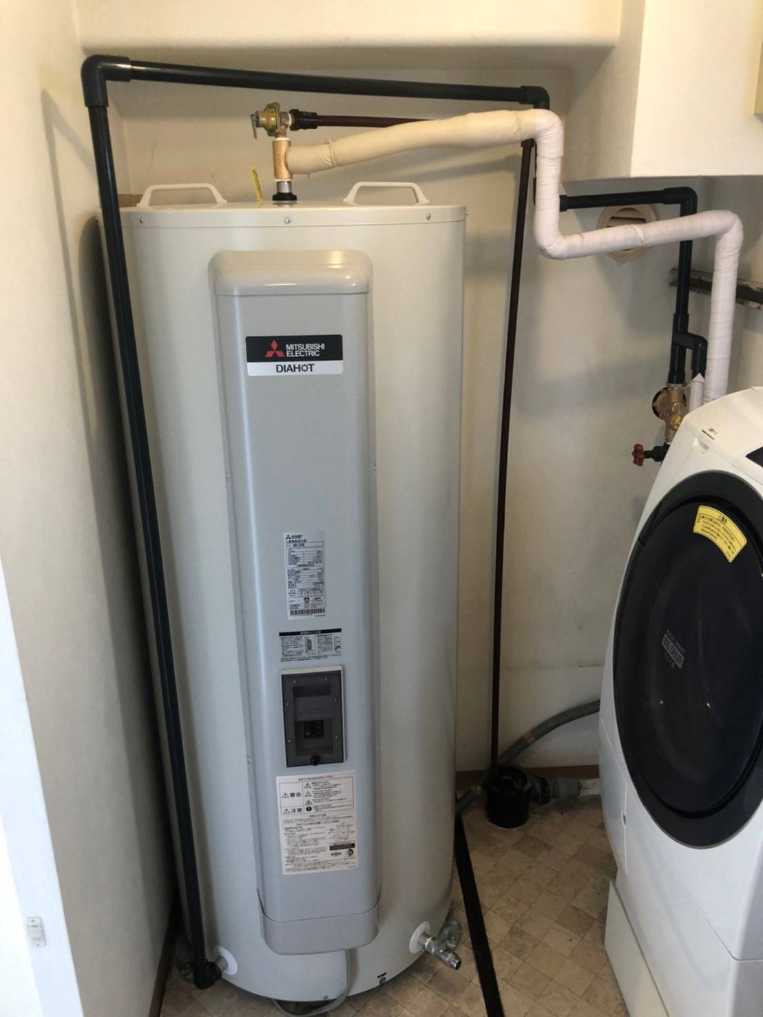 施工後 | 藤沢市周辺エリアのガス給湯器・電気温水器・エコキュート交換｜ 株式会社内藤商事