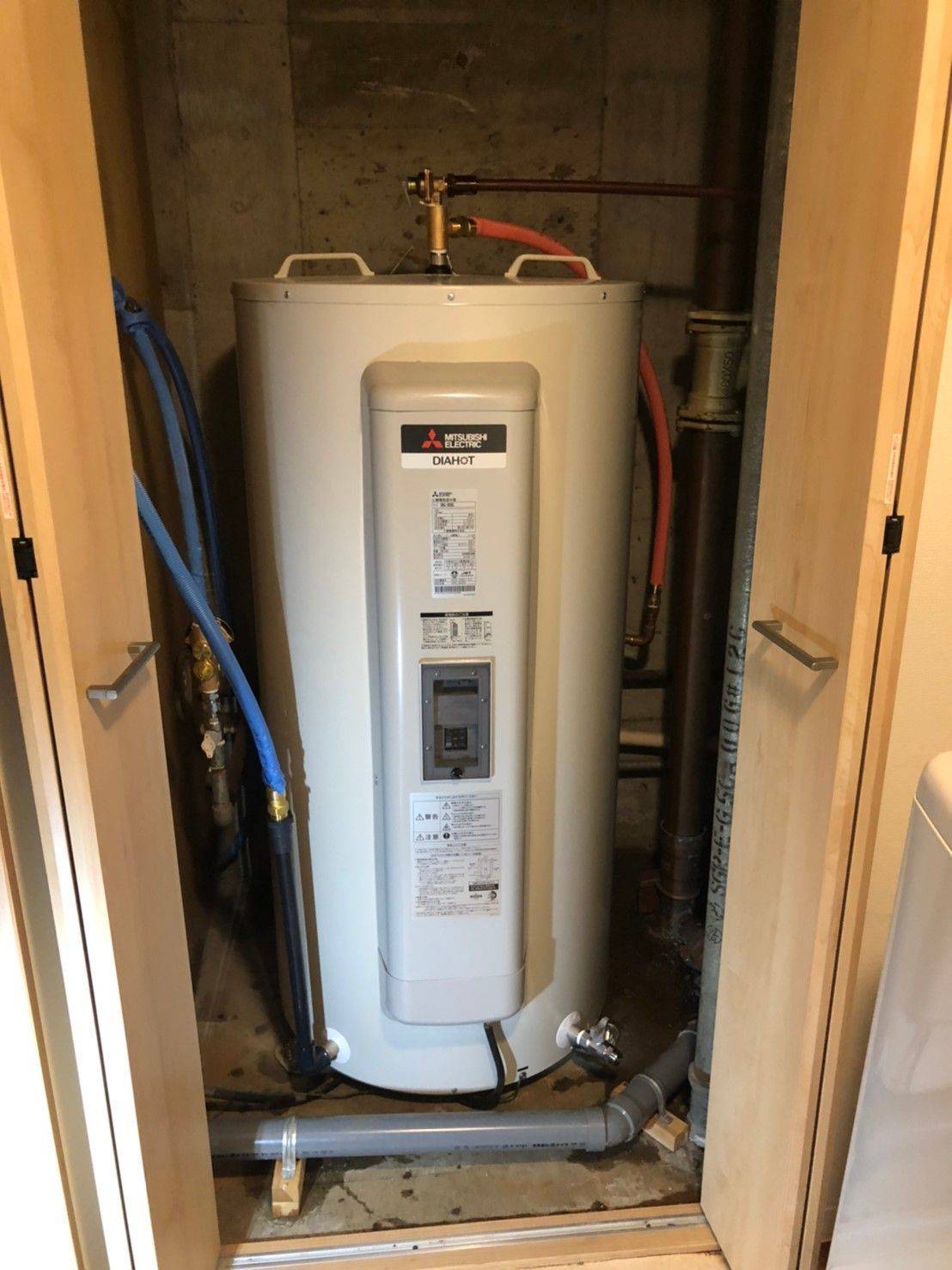 施工後 | 藤沢市周辺エリアのガス給湯器・電気温水器・エコキュート交換｜ 株式会社内藤商事