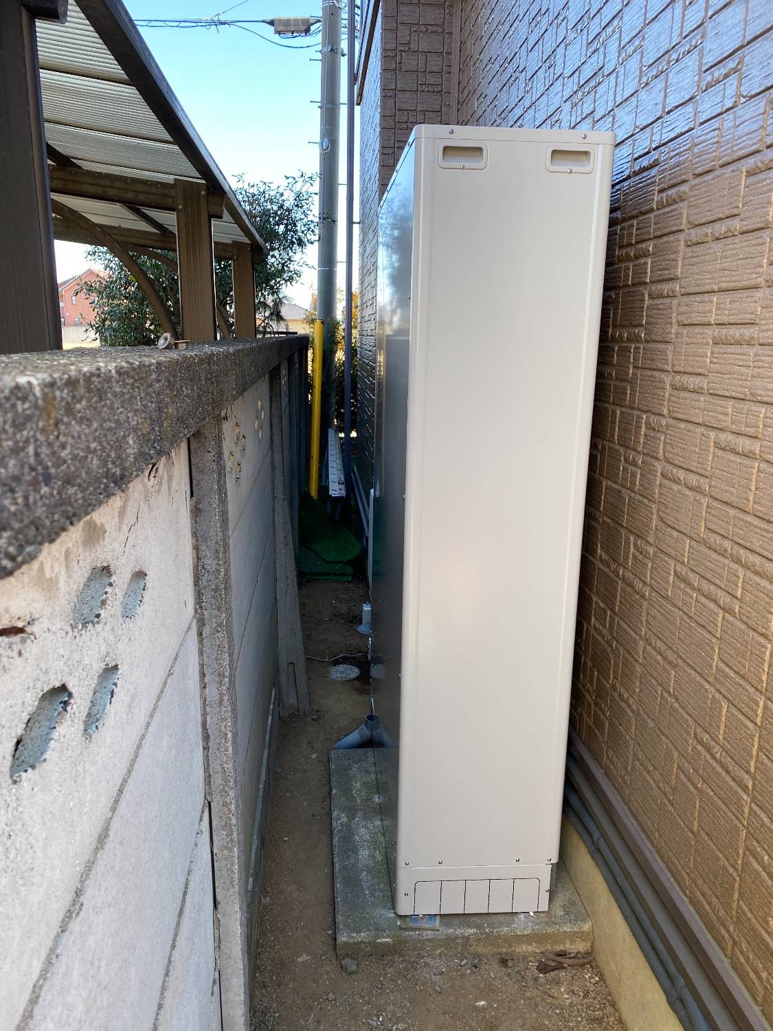 施工後 | 藤沢市周辺エリアのガス給湯器・電気温水器・エコキュート交換｜ 株式会社内藤商事