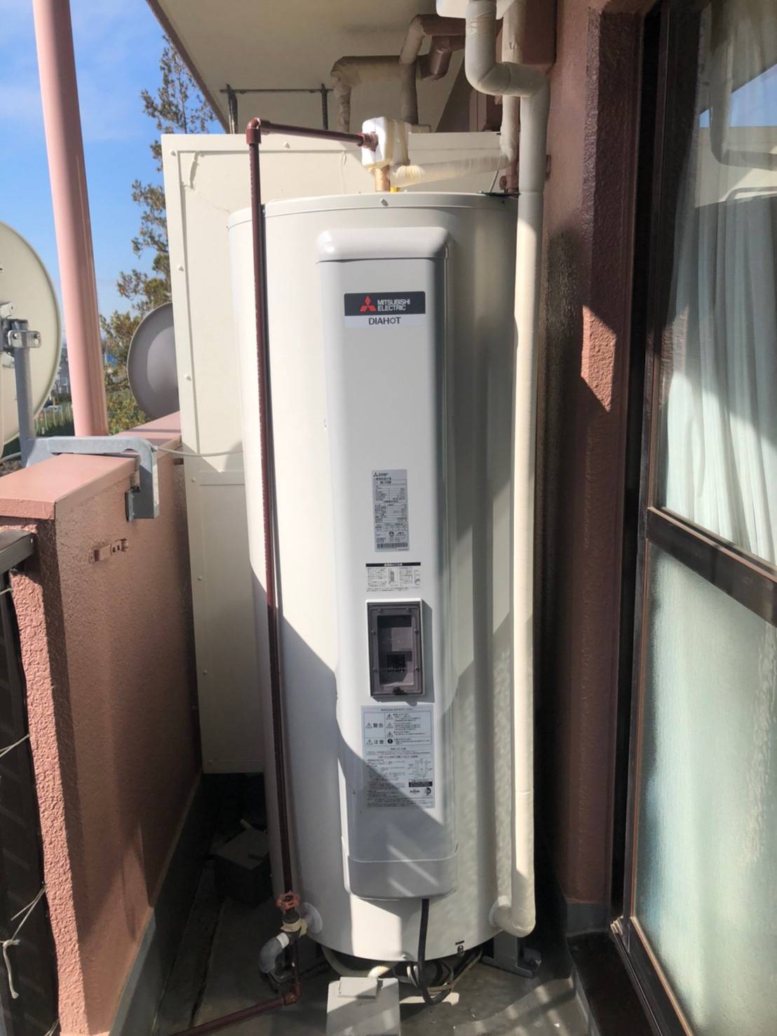 施工後 | 藤沢市周辺エリアのガス給湯器・電気温水器・エコキュート交換｜ 株式会社内藤商事