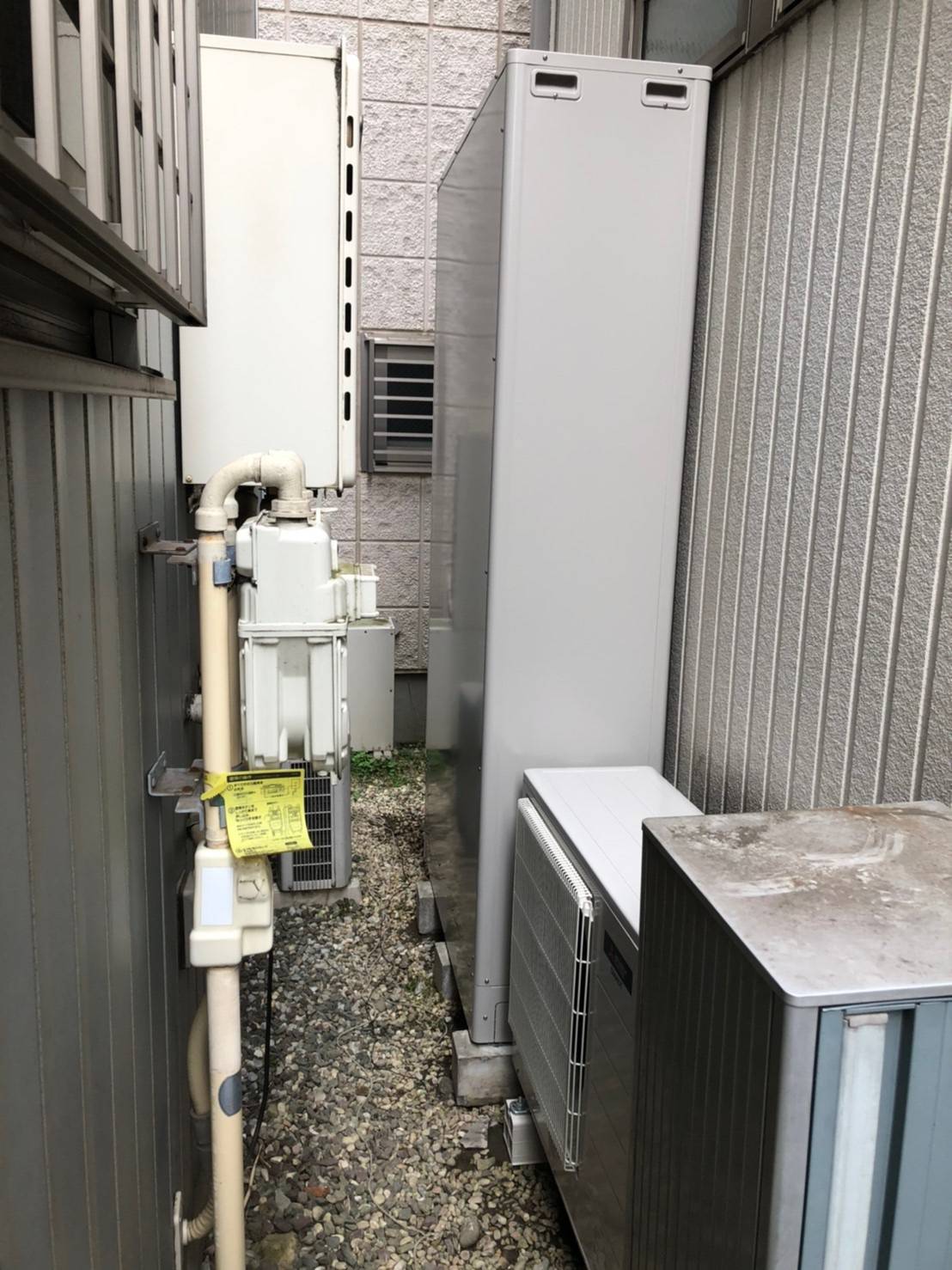 施工後 | 藤沢市周辺エリアのガス給湯器・電気温水器・エコキュート交換｜ 株式会社内藤商事