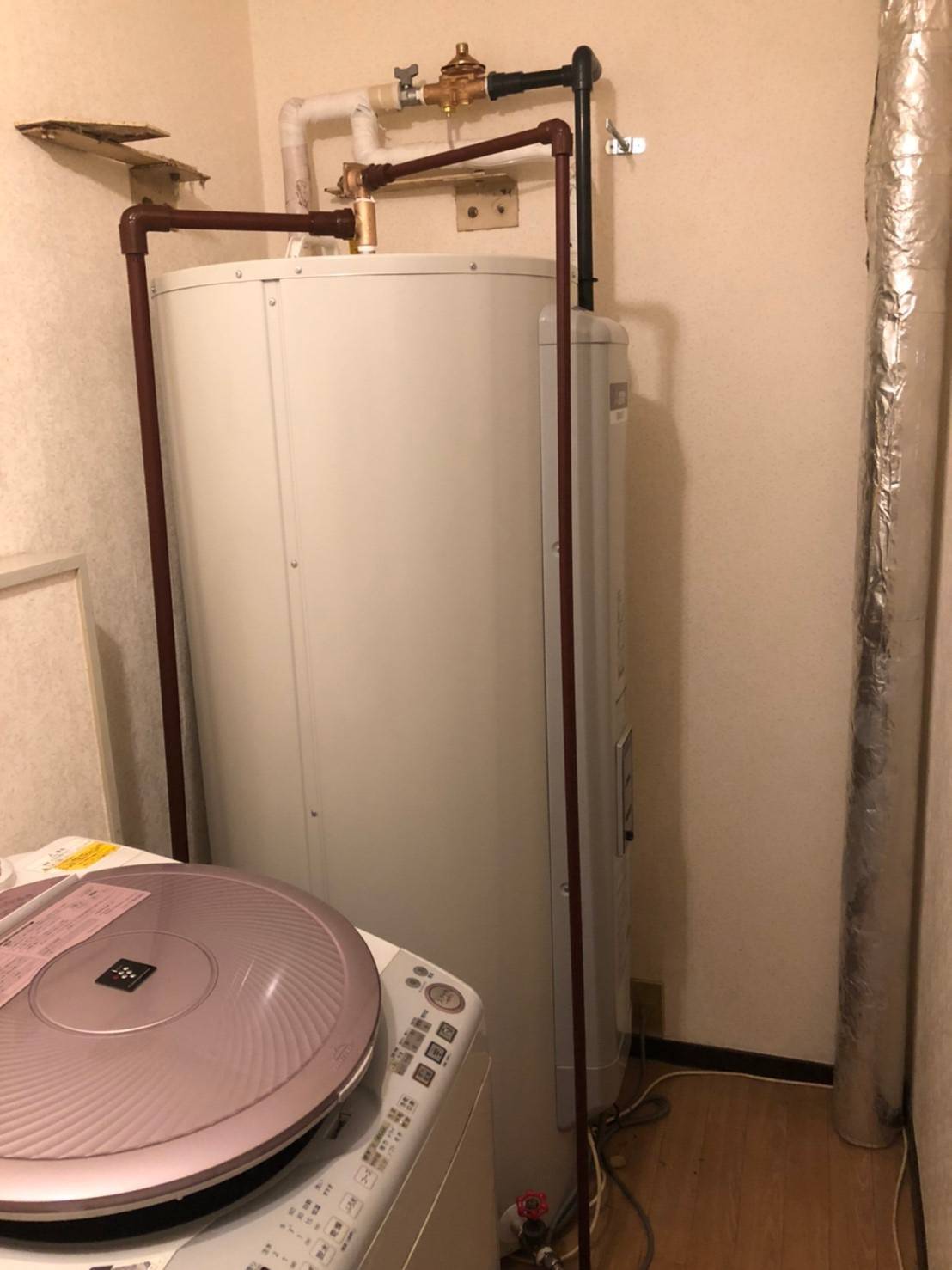 施工後 | 藤沢市周辺エリアのガス給湯器・電気温水器・エコキュート交換｜ 株式会社内藤商事