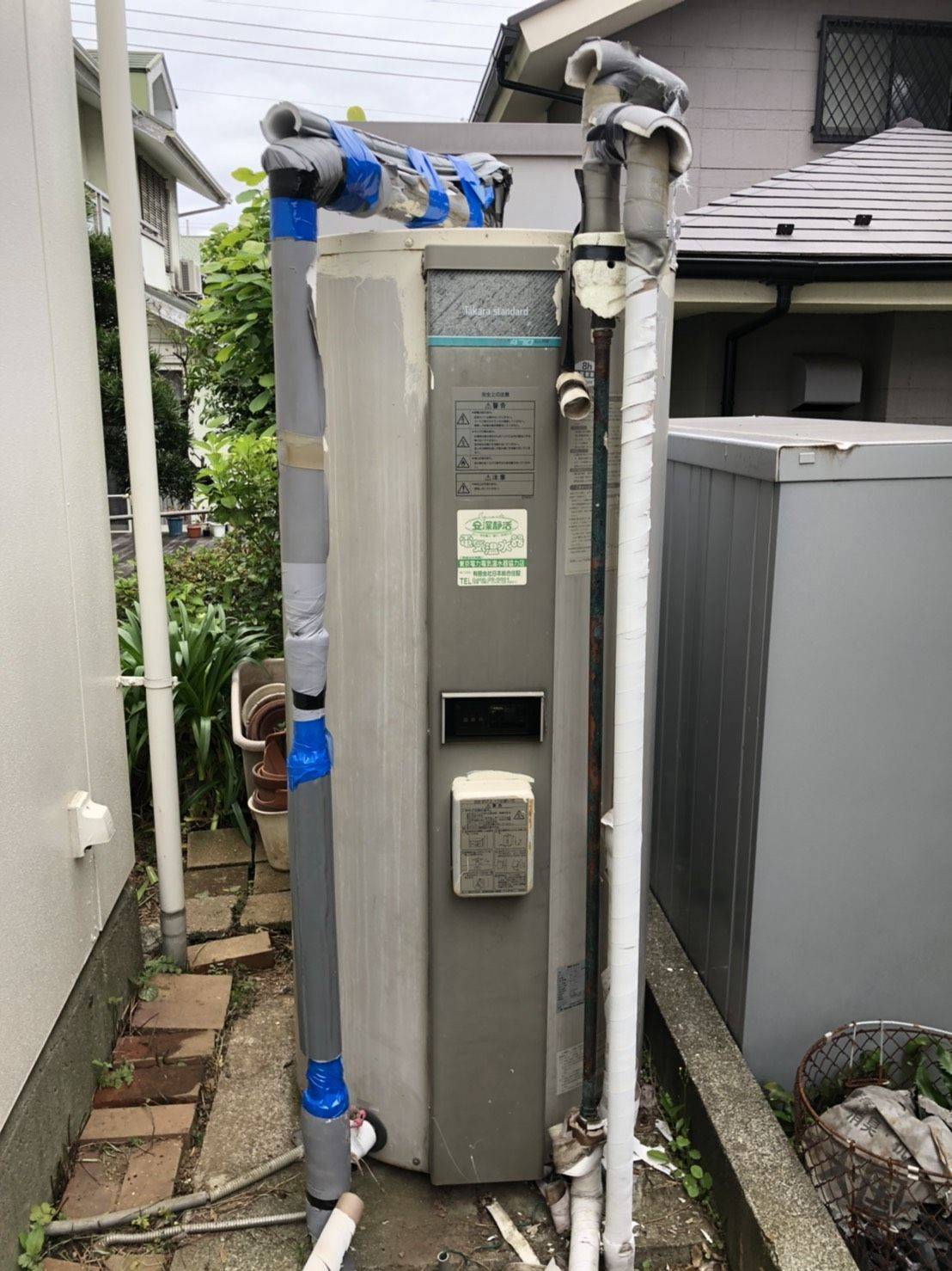 施工前 | 藤沢市周辺エリアのガス給湯器・電気温水器・エコキュート交換｜ 株式会社内藤商事