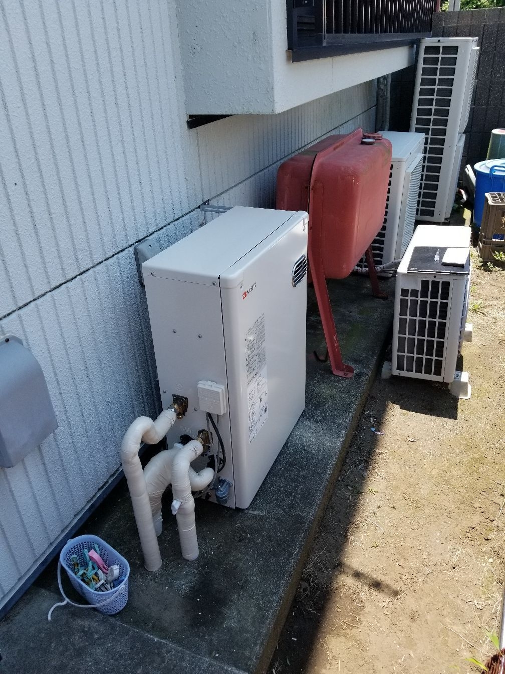 施工後 | 藤沢市周辺エリアのガス給湯器・電気温水器・エコキュート交換｜ 株式会社内藤商事