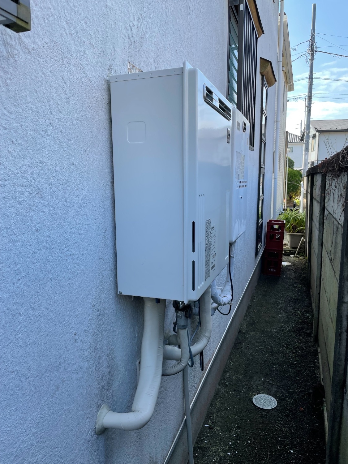 施工後 | 藤沢市周辺エリアのガス給湯器・電気温水器・エコキュート交換｜ 株式会社内藤商事