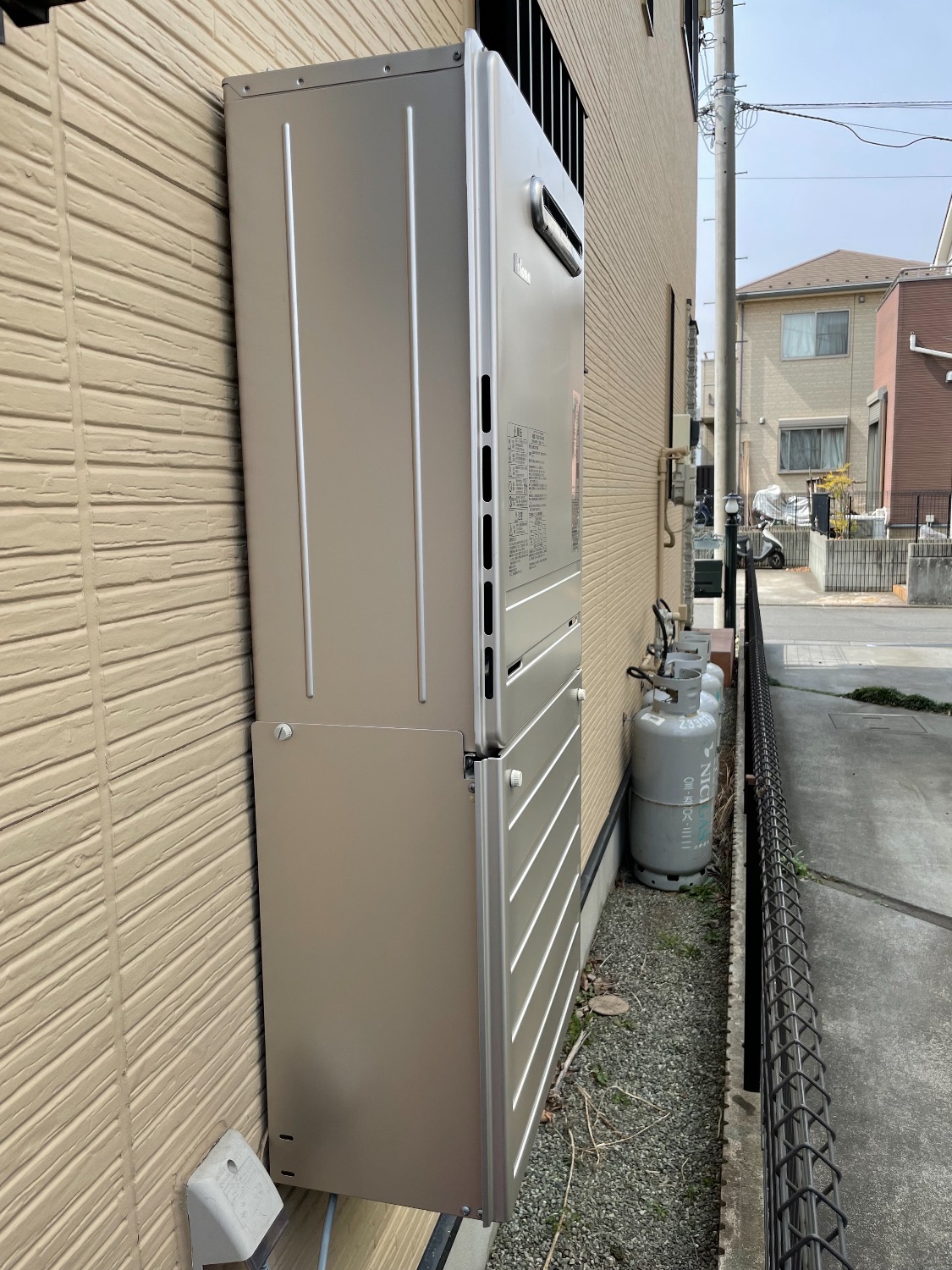 施工後 | 藤沢市周辺エリアのガス給湯器・電気温水器・エコキュート交換｜ 株式会社内藤商事