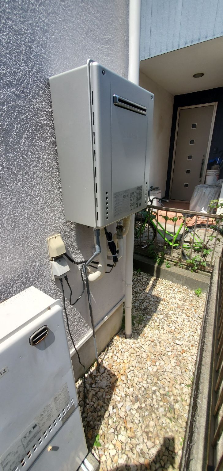 施工後 | 藤沢市周辺エリアのガス給湯器・電気温水器・エコキュート交換｜ 株式会社内藤商事