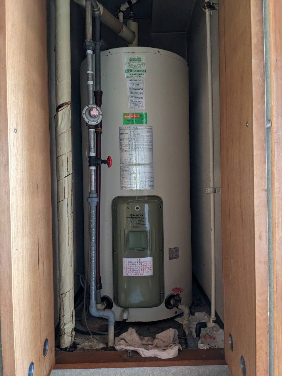 施工前 | 藤沢市周辺エリアのガス給湯器・電気温水器・エコキュート交換｜ 株式会社内藤商事