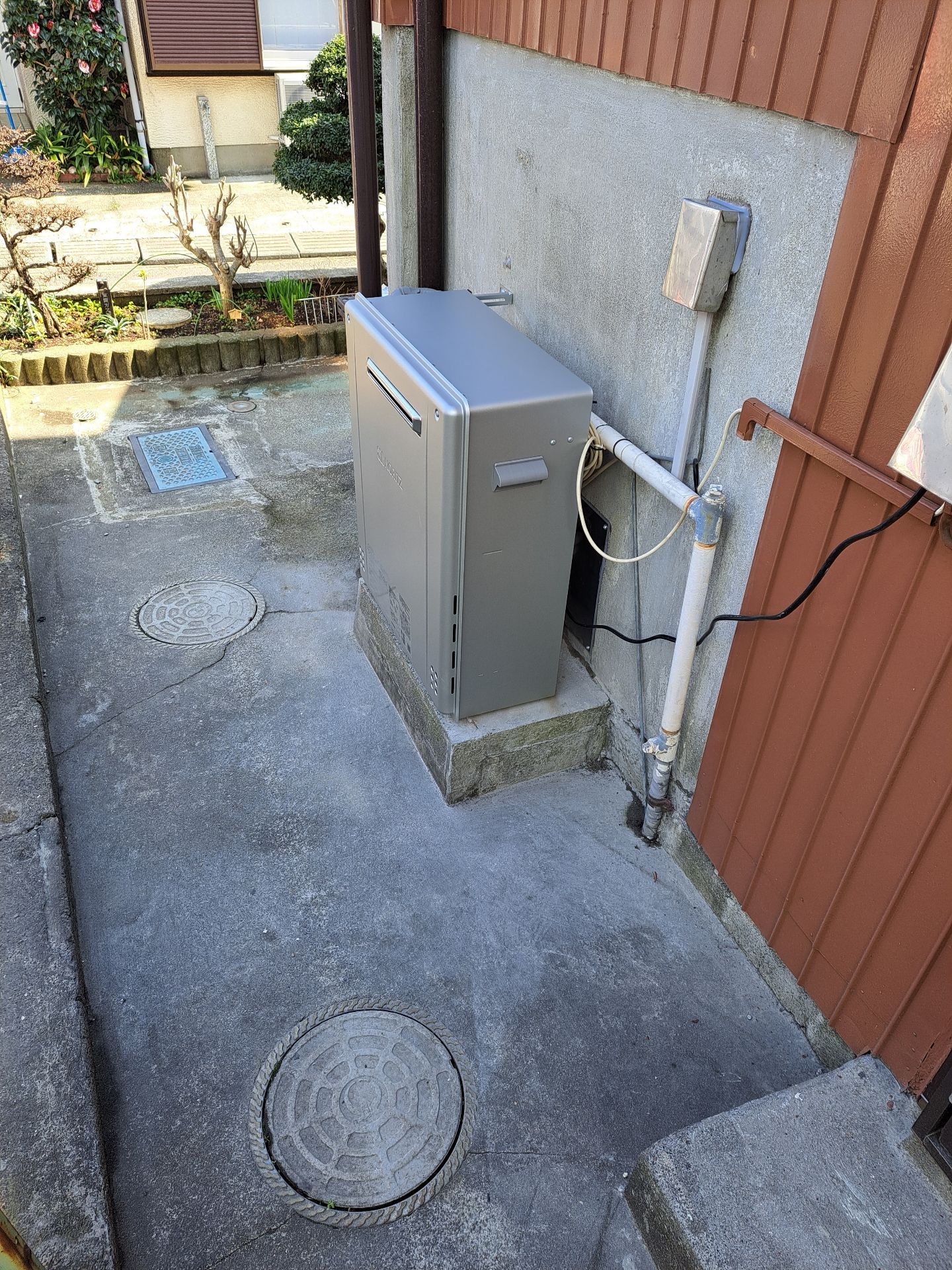 施工後 | 藤沢市周辺エリアのガス給湯器・電気温水器・エコキュート交換｜ 株式会社内藤商事