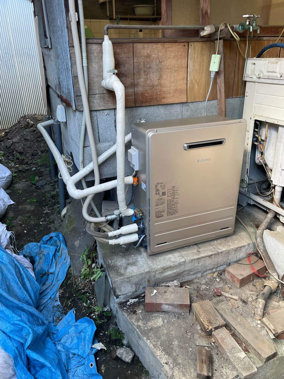 施工後 | 藤沢市周辺エリアのガス給湯器・電気温水器・エコキュート交換｜ 株式会社内藤商事