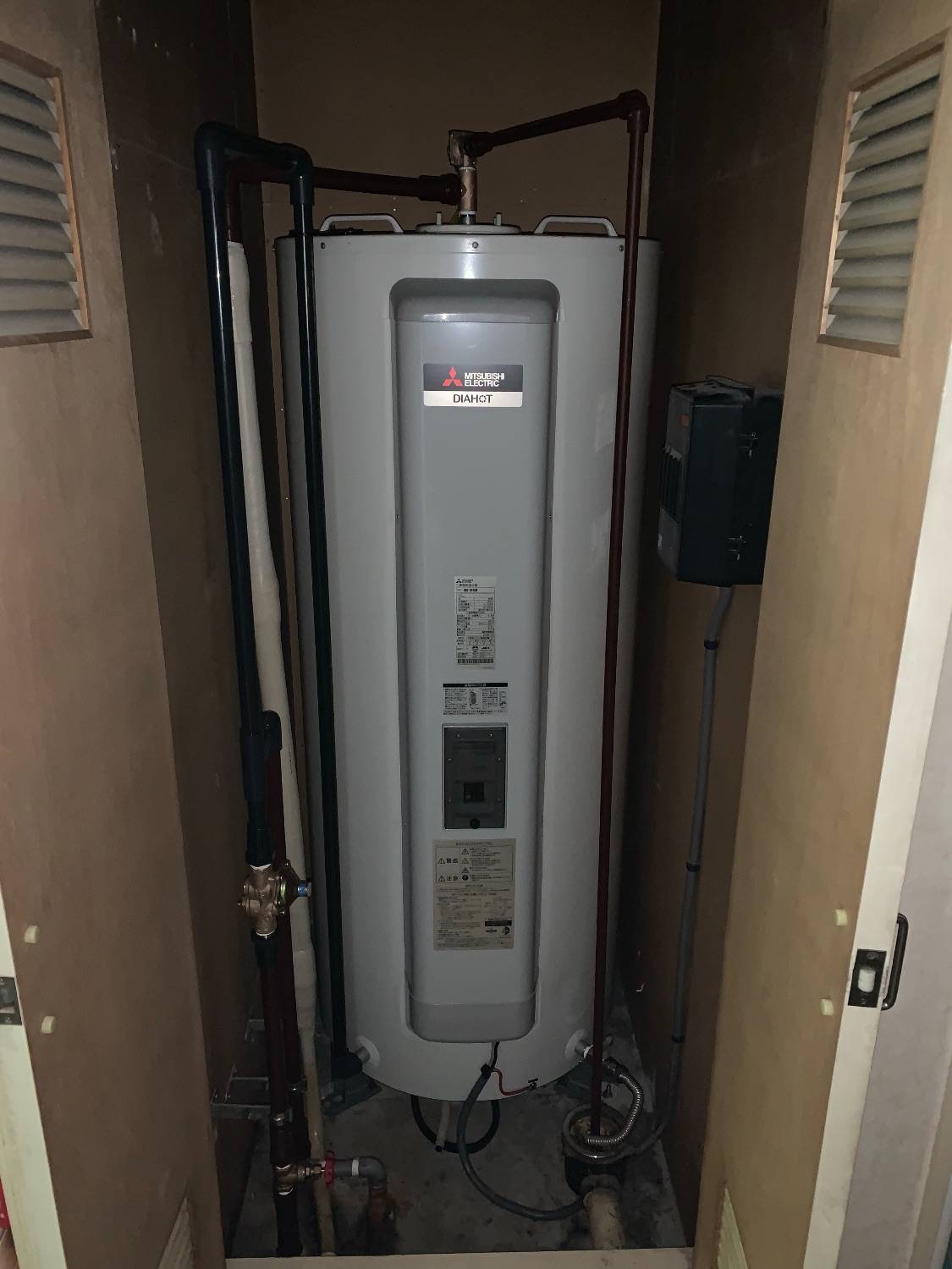 施工後 | 藤沢市周辺エリアのガス給湯器・電気温水器・エコキュート交換｜ 株式会社内藤商事